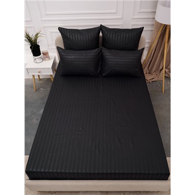 Простыня Микрофибра Страйп - Графит