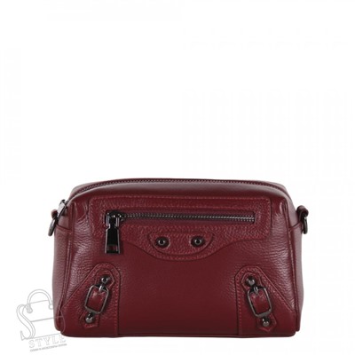 Сумка женская кожаная 553NN wine red Natale Navetta