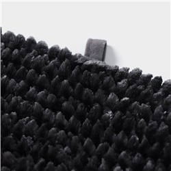 Коврик для дома LaDо́m, букли, плотность 1400 г, 50×80 см, графитовый