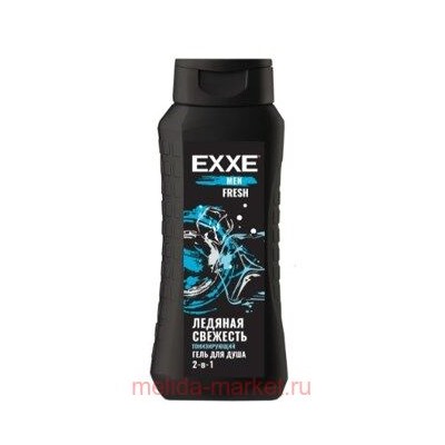 EXXE Гель для душа мужской Тонизирующий 2в1 Fresh 400 мл 8614