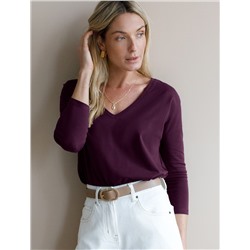 Джемпер из премиального хлопка с эластаном