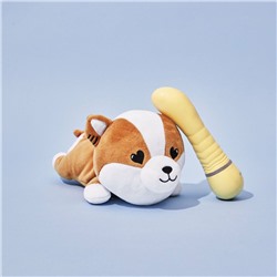 Желтый вибратор G-точки Shibae Toys - 17,5 см.