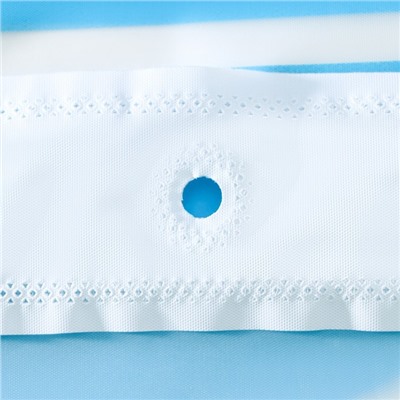 Штора для ванной Доляна «Капли», 180×180 см, EVA