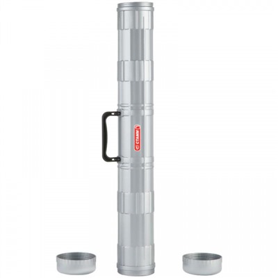 Тубус (футляр для чертежей) диаметр-9см, длина- 70 см, ПТ22 серый Стамм