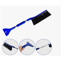 Щетка и скребок 2-в-1, автомобильная съемная лопата для снега двойного назначения, инструмент для очистки и соскабливания лобового стекла