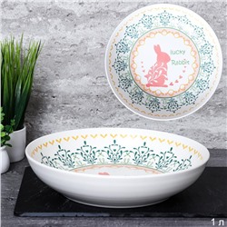 Салатник глубокий 1000 мл / BCF-129 /уп 48/ Пасха Кролик