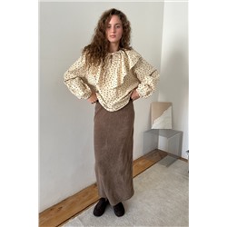 Юбка  WOOL082/01/Коричневый