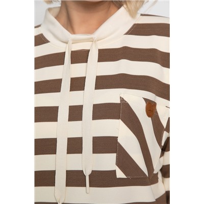 Джемпер Сафира (бежево-коричневый) Б14959-18М