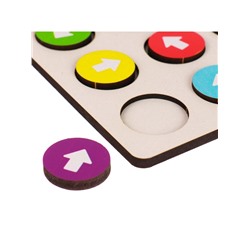 Развивающие игры из дерева «Стрелочки», повтори по образцу
