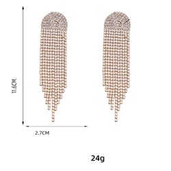 Серьги длинные на гвоздиках арт. 13 1659 (id 267299)