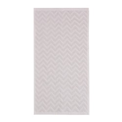 Полотенце махровое LoveLife Zig-Zag, 70×130 см, цвет пыльно-лавандовый, 100% хл, 450 г/м²