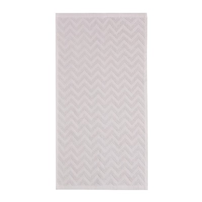 Полотенце махровое LoveLife Zig-Zag, 70х130 см, цвет пыльно-лавандовый, 100% хл, 450 гр/м2
