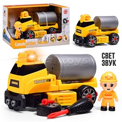 Конструктор-машина с отверткой, в коробке