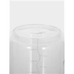 Кувшин для воды с крышкой «Эко. Флора», 650 мл, 9×16 см, стекло