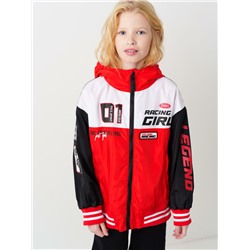 Куртка текстильная с полиуретановым покрытием для девочек (ветровка)