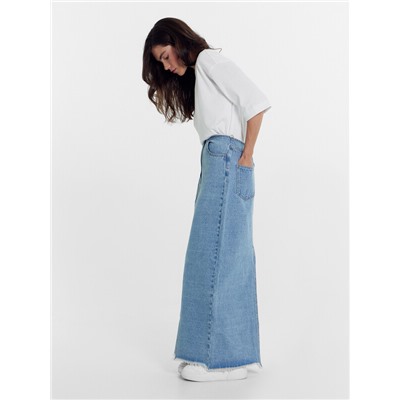 ЮБКА ЖЕНСКАЯ ДЖИНСОВАЯ 2024-DSK701-1