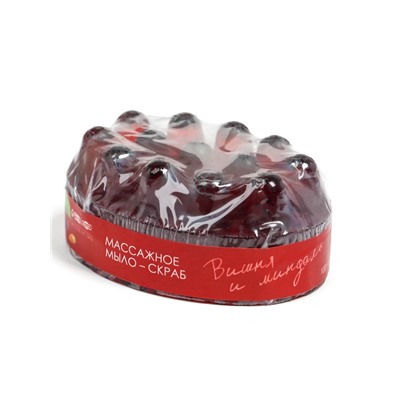 Мыло массажное со скрабом «Вишня и миндаль», 100 г, Добропаровъ