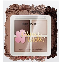 Monic Beauty Тени для век 4 цвета Glam@Glow Day Color тон 01 Urban nude