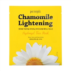 Petitfee, Chamomile Lightening, гидрогелевые маски для лица, 5 шт. по 32 г (1,12 унции)