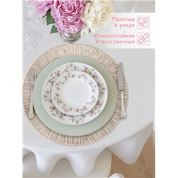 Салфетки сервировочные на стол Доляна «Сияние», d=38 см, 4 шт., золотые