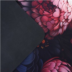 Коврик для дома Доляна Black Flowers, влаговпитывающий, 40×60 см