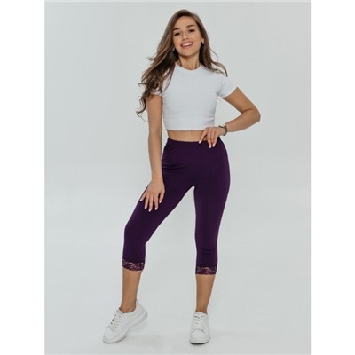 Бриджи Кружево (Баклажан)