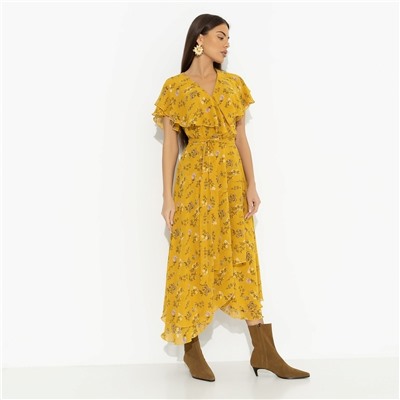 Платье на запах, Счастье влюбленности (желтый)