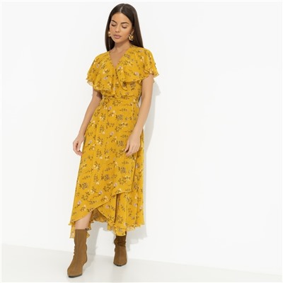 Платье на запах, Счастье влюбленности (желтый)