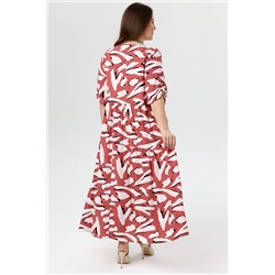 Платье женское  6079/23/Брусничный