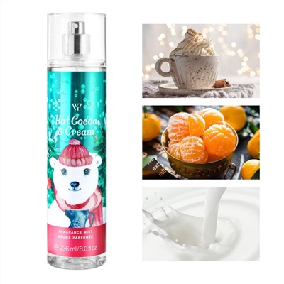 Парфюмированный спрей для тела Victoria's fleur, 236 мл. HOT COCOA & CREAM (Какао со сливками)