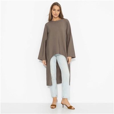 Туника вискозная, Легко и смело (хаки)
