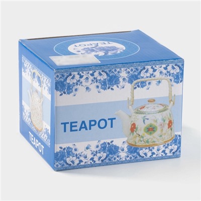 Чайник заварочный «Веера», 900 мл, металлический фильтр, керамика