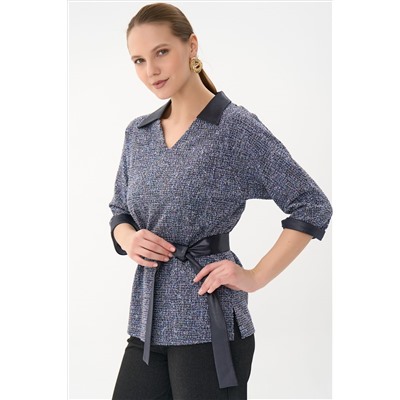 Блузон Пауда (синий)