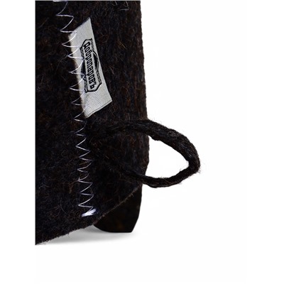 Шапка для бани и сауны «Шлем пилота», полиэфир 70%, шерсть 30%, тёмная, «Добропаровъ»