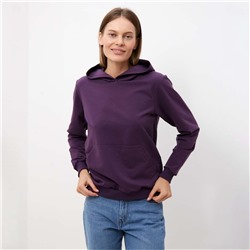 Толстовка женская, цвет фиолетовый, размер 52