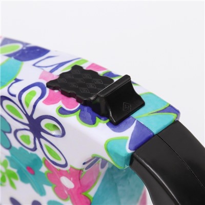 Рулетка, резиновая ручка, 5 м, до 15 кг, с поводком-лентой, разноцветная