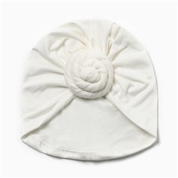 Шапка для девочки «Крошка Я. Улитка», размер 48, белая
