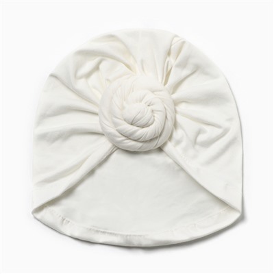 Шапка для девочки «Крошка Я. Улитка», размер 48, белая