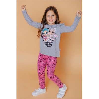 Футболка 22718 детская LOL Surprise (Серый меланж)