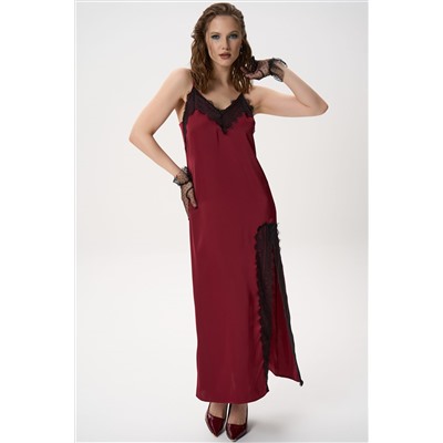 Платье – сорочка (бордовый)