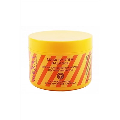 Nexxt Маска для жирных волос, против перхоти, 500 мл KRISTALLER, 1106662