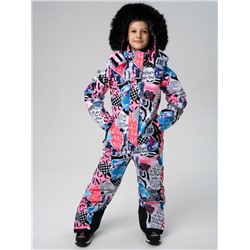 Комбинезон текстильный с полиуретановым покрытием для девочек