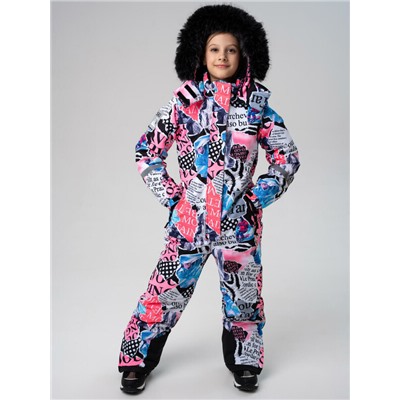 Комбинезон текстильный с полиуретановым покрытием для девочек