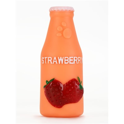 Игрушка пищащая Strawberry для собак, латекс, 13 см