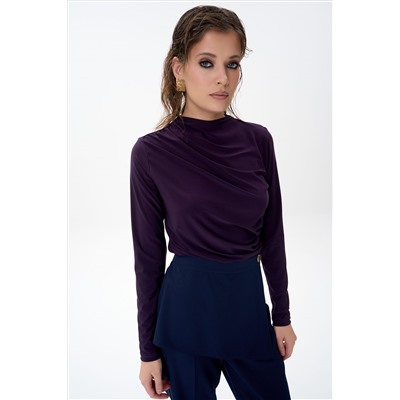 Лонгслив Нора (фиолетовый)