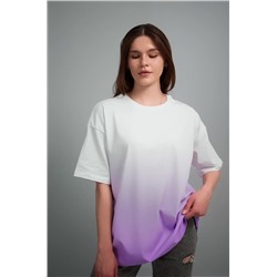 Женская хлопковая футболка оверсайз Happyfox