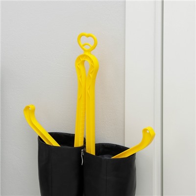 Держатель для голенищ обуви складной, 33(50.5)×7.5 см, цвет МИКС