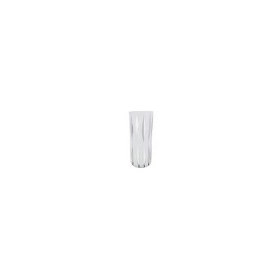 Ваза 30см CILINDRO HILARY SILVER-WHITE Италия