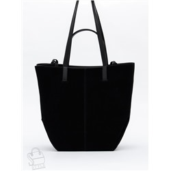 Сумка женская кожаная 2403YF black Polina&Eiterou