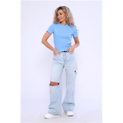 Футболка-топ 78555 (Голубой)